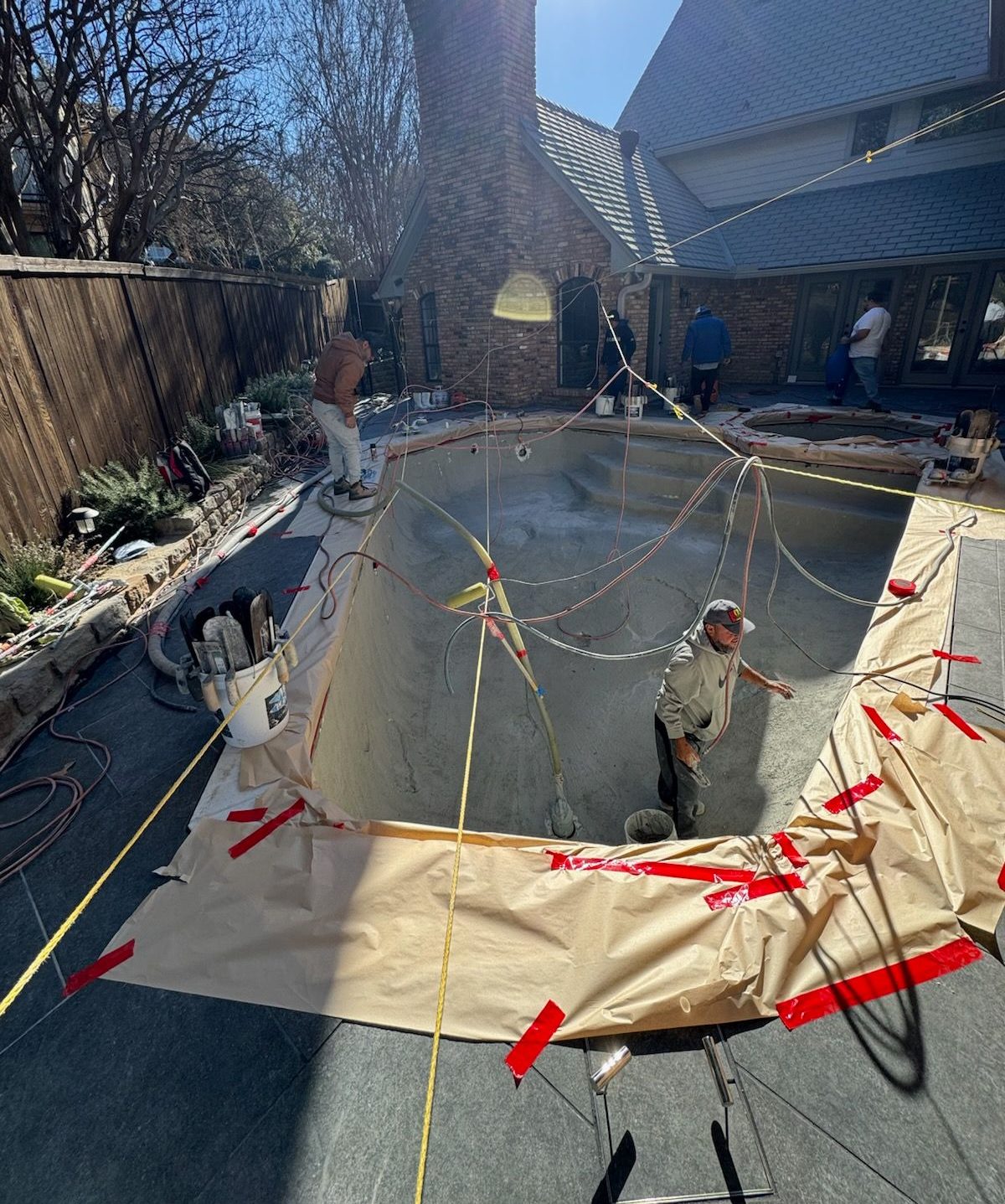 Before Pool and Deck Renovation