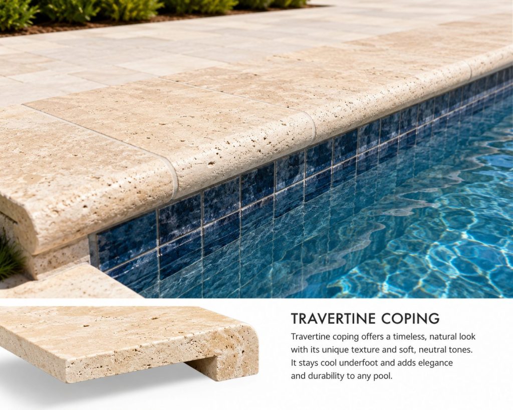 Travertine Coping